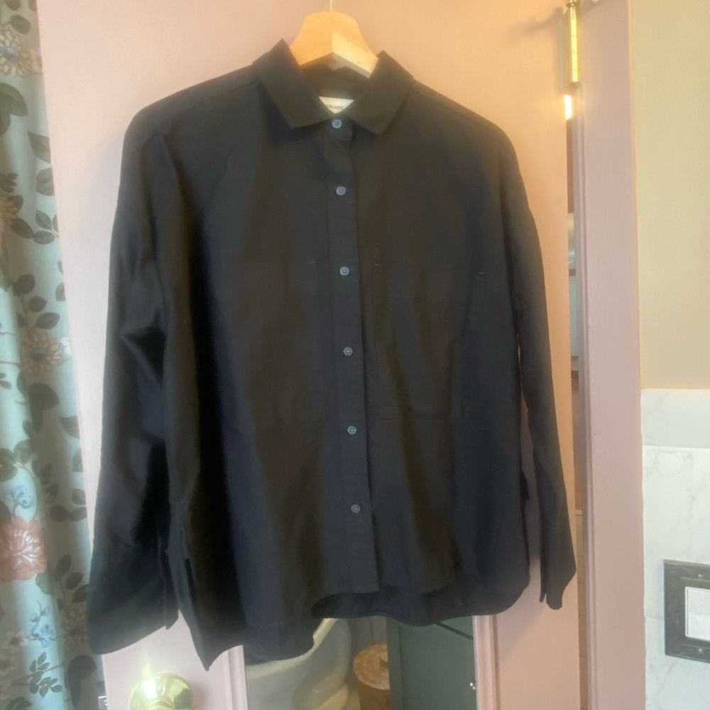 Everlane Boxy Organic Cotton Oxford Shirt